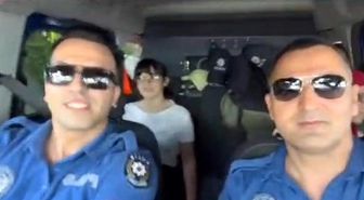 Aydın polisinden YKS'ye giren engelli öğrenciye anlamlı destek