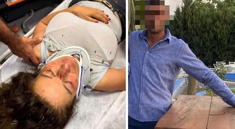 Yardım için gitti, kemerle boğulmaktan son anda kurtuldu