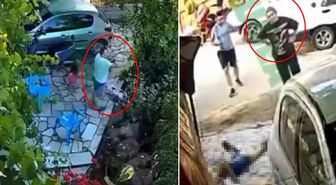 Kapı gıcırtısı cinayetinde yeni görüntü! Cesedin önünde tepki göstermeye devam etmiş