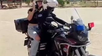 Keşan'da motosikletli polis timleri sınava geç kalan öğrencilerin imdadına yetişti