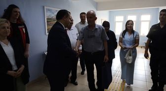 Vize Kaymakamı şehit ailesini ziyaret etti, altyapı çalışmaları incelendi