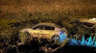Samsun'da tarlaya giren otomobilin sürücüsü yaralandı