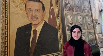 Suriyeli sanatçılardan Erdoğan'a mozaik portre