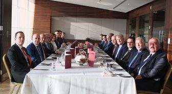 TBMM Başkanvekili Adan İzmir'de iş dünyası temsilcileriyle bir araya geldi