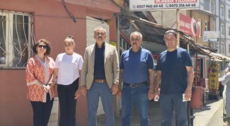 Vali Bozkurt yangında evi zarar gören vatandaşı ziyaret etti