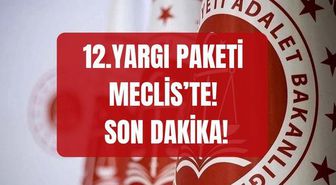 12. YARGI PAKETİ SON DAKİKA! (30 TAM MADDE) 12. Yargı Paketi Meclis'ten geçti mi? Yeni Yargı Paketi'nde af var mı, infaz düzenlemesi gelecek mi?