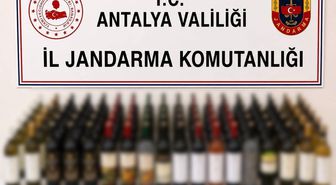 Alanya'da 108 litre kaçak alkol ele geçirildi