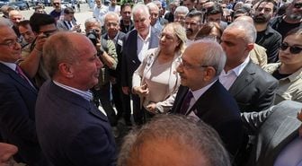 Ankara'da olaylı cenaze! İnce ve Kılıçdaroğlu yıllar sonra aynı karede