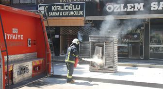 Antalya'da elektrik trafosunda çıkan yangın söndürüldü