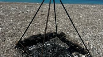Deniz Kaplumbağası Yuvalarını Koruma Amacıyla Konulan Demirde Piknik Yapıldı