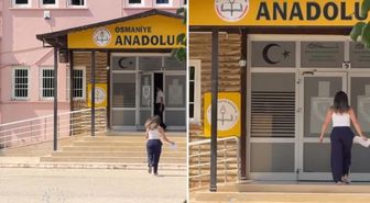 Hafta sonu yapılan sınavda çekilen görüntüye tepki yağıyor