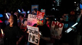 Japonya'da Sivil Toplum Örgütleri ve Vatandaşlar, ABD ile Ortak Askeri Tatbikatı Protesto Etti