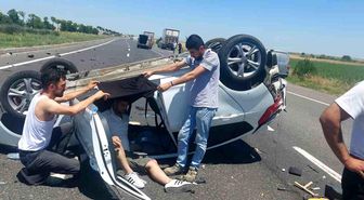 Tekirdağ'da trafik kazası: 3 yaralı