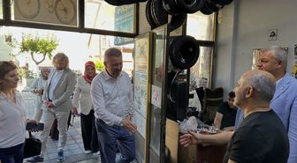 AK Parti Tekirdağ Milletvekili Özcan, Şarköy'de esnafı ziyaret etti