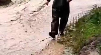 Aşırı yağış Develi'de sele dönüştü