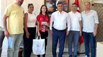 Balkan ikincisi milli sporcu Manisa'da da ödüllendirildi