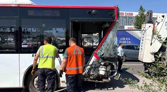 Başkentte EGO otobüsü kaza yaptı: 1 ölü, 9 yaralı