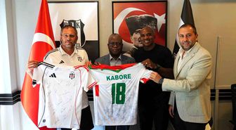 Burkina Faso Büyükelçisi Vinta Some ile Spor Büyükelçisi Charles Kabore'den Beşiktaş'a ziyaret