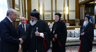 Erdoğan, Süryani Patriği'ni kabul etti
