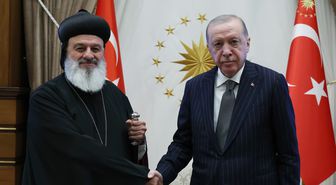 Erdoğan, Süryani Patriği'ni kabul etti
