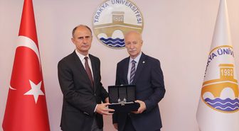 Edirne Vali Yardımcısı Sıdkı Zehin'den TÜ'ye veda ziyareti