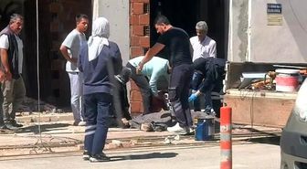 Elektrik akımına kapılıp inşaattan düşerek öldü