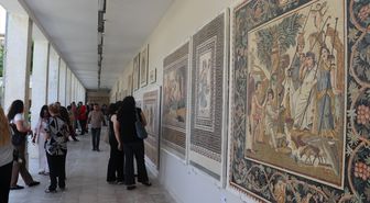 Hatay'da 'Antakya'nın Yerinden Edilmiş Mozaikleri' sergisi açıldı