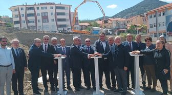 İskilip'te spor kompleksinin temeli törenle atıldı