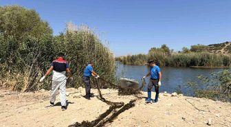 İzmir'de yasa dışı avcılıkla mücadele: 50 metrelik ağ sudan çıkarıldı
