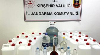 Kırşehir'de kaçak alkol operasyonu: 120 litre ele geçirildi