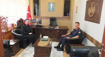 Malatya İl Jandarma Komutanı Albay Başer, Keban Cumhuriyet Savcısı Cansın'ı ziyaret etti