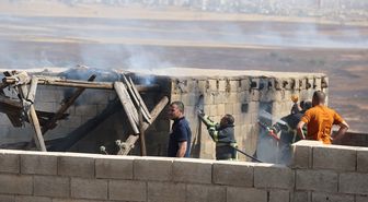 Mardin'de çıkan anız yangınına müdahale ediliyor