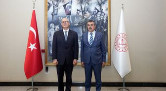 Milli Eğitim Bakanı Tekin, Rusya ve Mısır büyükelçilerini kabul etti