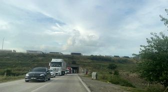 Osmaniye'de 6 ağır tonajlı aracın karıştığı kazada 2 kişi yaralandı