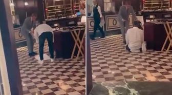 Restoranın ortasında namaz kıldı! Görüntü kullanıcıları ikiye böldü