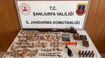 Şanlıurfa'da tarihi eser kaçakçılığı: 1 gözaltı