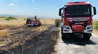 Süloğlu'nda tarla yangını: Buğday ekili alan zarar gördü