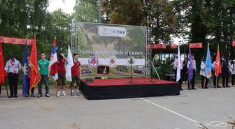 TİKA'nın desteğiyle Kuzey Makedonya'da Uluslararası İzcilik Yaz Kampı düzenleniyor