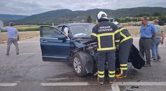Tokat'ta trafik kazasında 2 kişi yaralandı