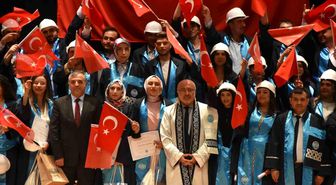 Tomarza Mustafa Akıncıoğlu MYO'da şed bağlama coşkusu