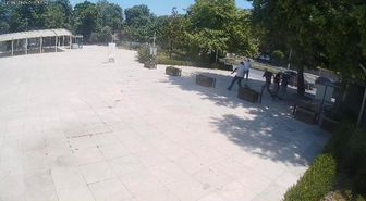 Üç aracın karıştığı kazanın güvenlik kamerası ortaya çıktı