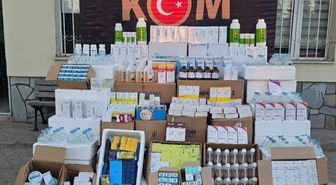 Uşak'ta son kullanım tarihi geçmiş 1860 hayvansal ilaç ele geçirildi