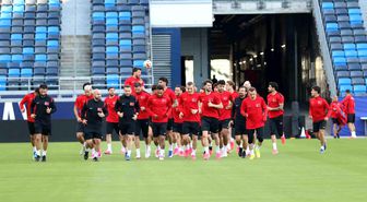 A Milli Futbol Takımı, Los Angeles'taki ilk antrenmanını yaptı