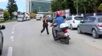 Bolu'da kazadan kıl payı kurtuldular: O anlar kamerada