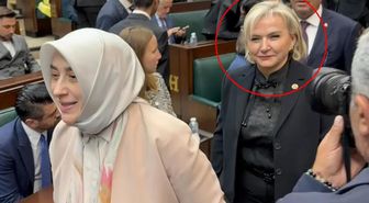CHP'den istifa eden Nimet Özdemir AK Parti Grup Toplantısı'nda! Dudaklarından iki cümle döküldü