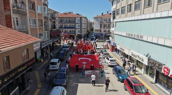 Çubuk Eğitim Festivali kortej yürüyüşüyle başladı