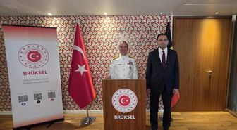 Deniz Kuvvetleri Komutanı Tatlıoğlu, Türkiye'nin Brüksel Büyükelçisi Tantekin'i ziyaret etti