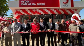 Aydın'da Yenilenen Kızılay Kan Alma Birimi Törenle Açıldı