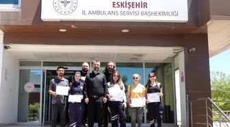 Eskişehir'de başarılı Acil Sağlık ekiplerine başarı ve teşekkür belgesi verildi