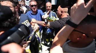 Fenerbahçe'ye Düzce'de coşkulu karşılama